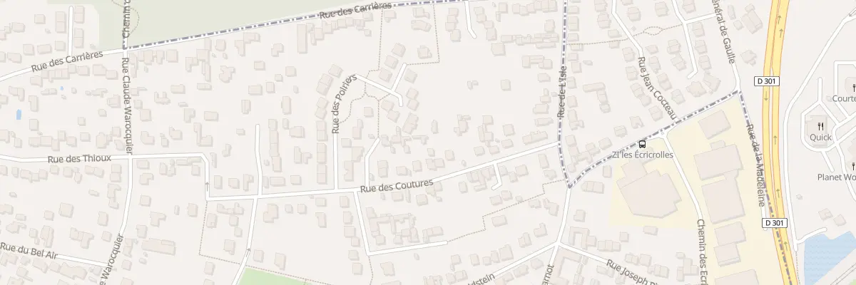 Plan du 55 Rue des Coutures à Groslay