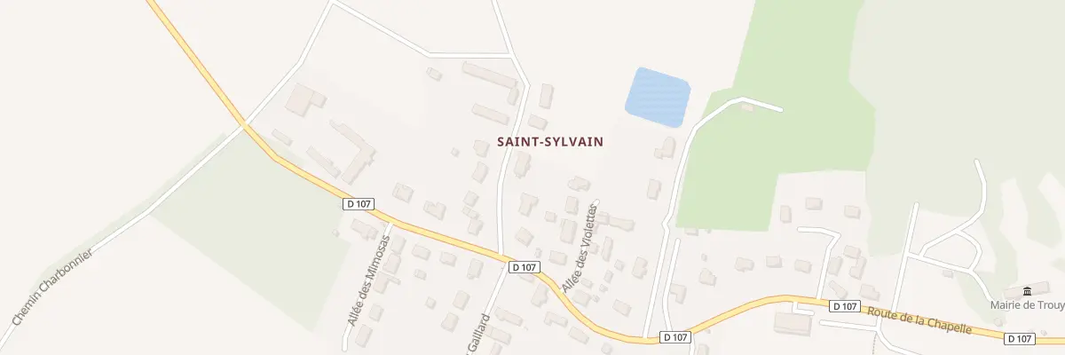 Plan du 4 All Saint Sylvain à Trouy