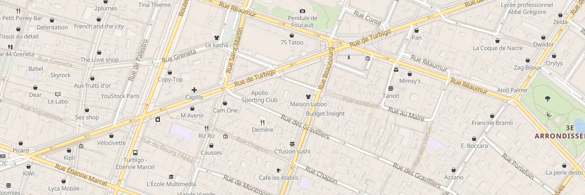Plan du 51 Rue au Maire à Paris 3e Arrondissement