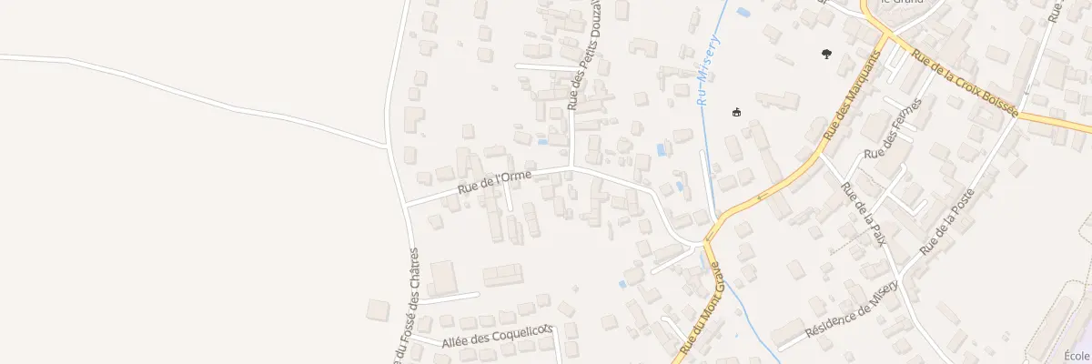 Plan du 27 Rue de l’Orme à Vert-le-Grand
