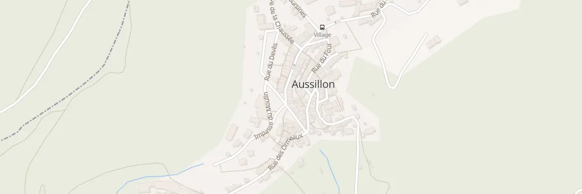 Plan du 37 Rue du Gal de Gaulle à Aussillon