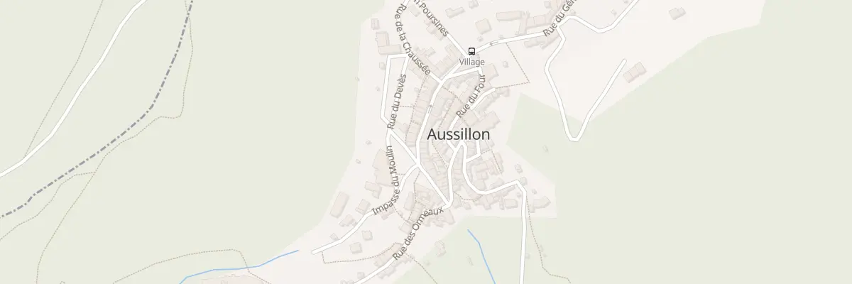 Plan du 33 Rue du Gal de Gaulle à Aussillon