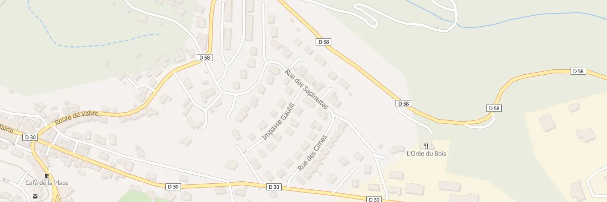 Plan du 8 Rue des Sapinettes à Lacrouzette