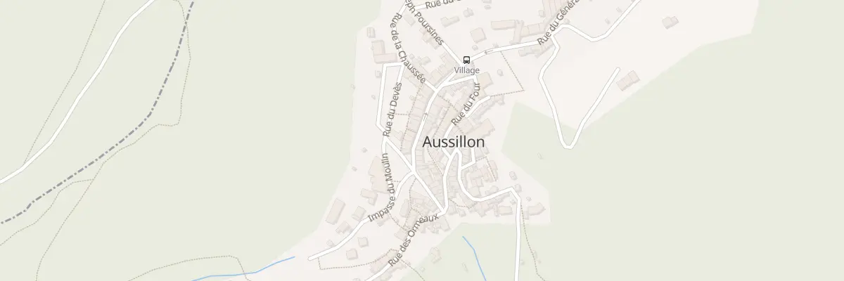 Plan du 401 Rue du Gal de Gaulle à Aussillon