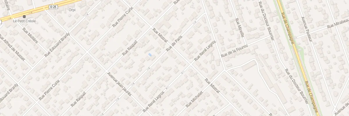 Plan du 39 Rue Mistral à Savigny-sur-Orge