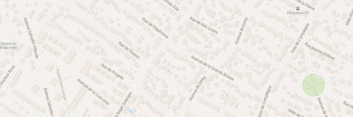 Plan du 8 Av de la Grande Brosse à Morsang-sur-Orge