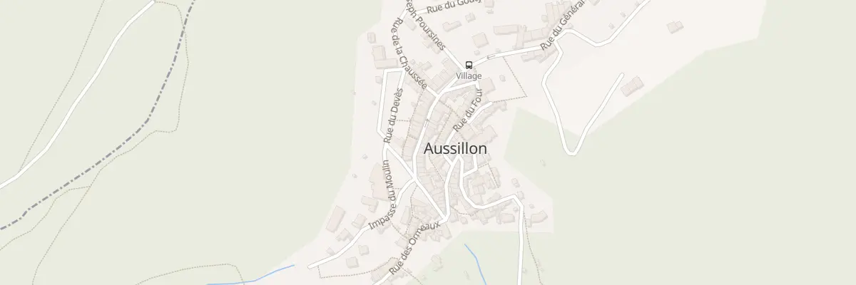 Plan du 27 Rue du Gal de Gaulle à Aussillon