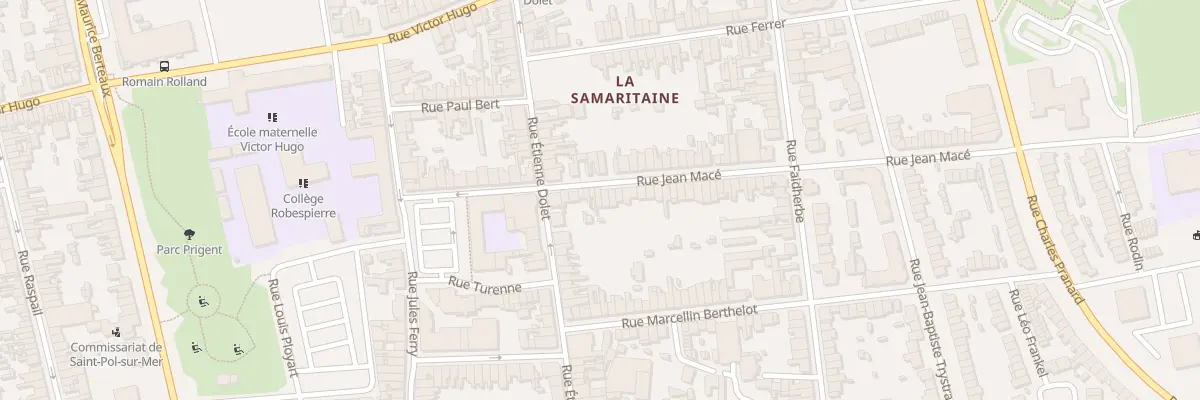 Plan du 55 Rue Jean Mace Saint Pol à Dunkerque