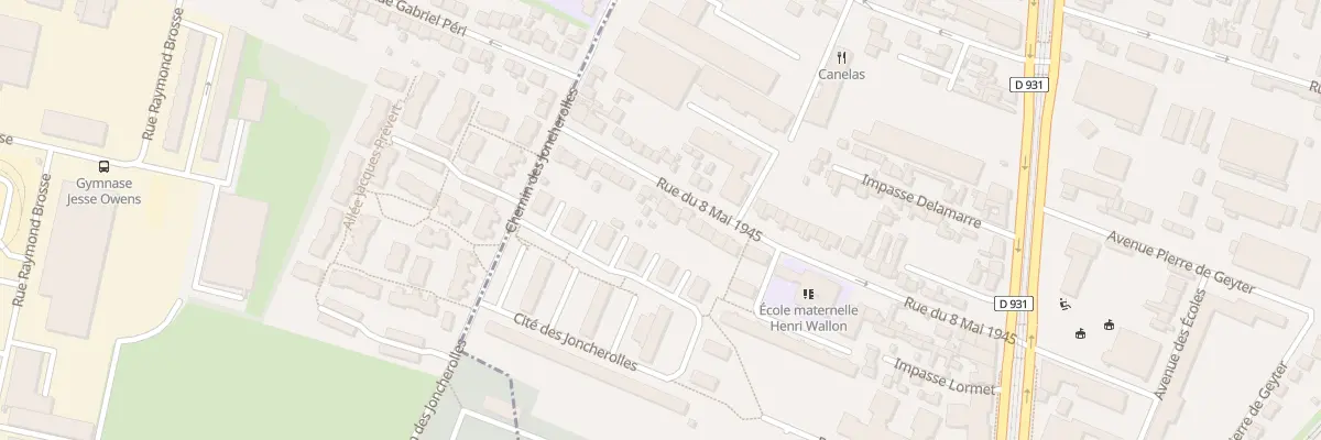 Plan du 53 Rue du Huit Mai 1945 à Saint-Denis