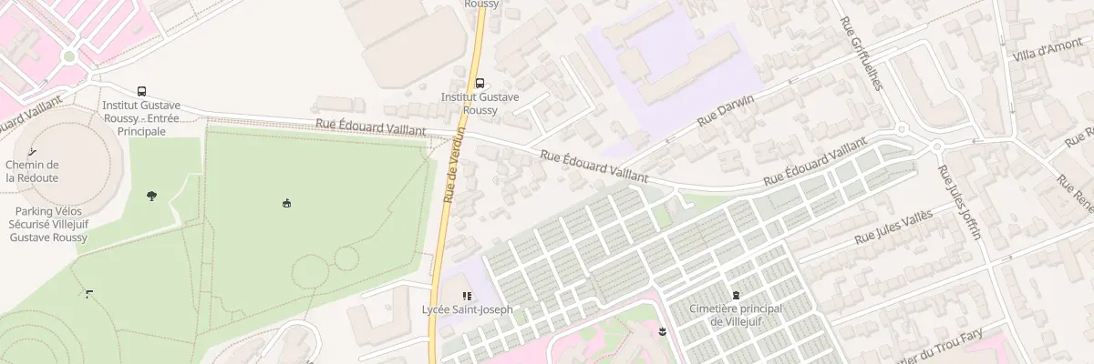 Plan du 27 Rue Edouard Vaillant à Villejuif