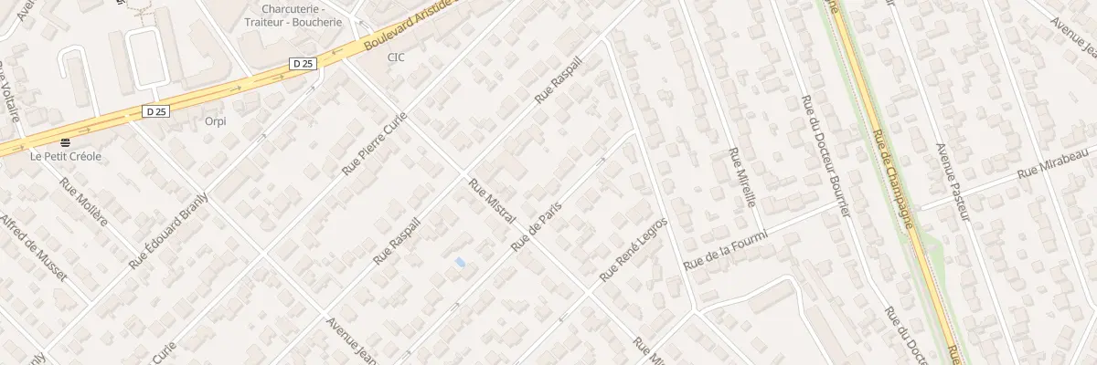 Plan du 109 Rue de Paris à Savigny-sur-Orge