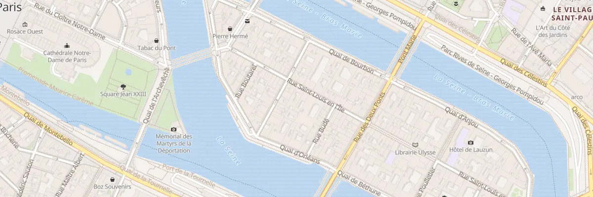 Plan du 57 Rue Saint-Louis en l’Île à Paris 4e Arrondissement