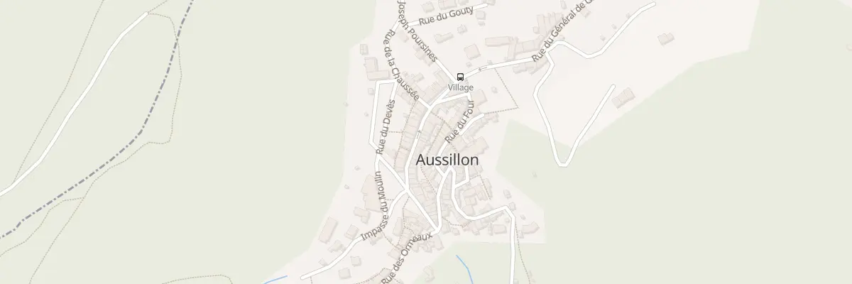 Plan du 375 Rue du Gal de Gaulle à Aussillon
