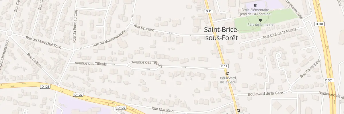 Plan du 18 Av des Tilleuls à Saint-Brice-sous-Forêt