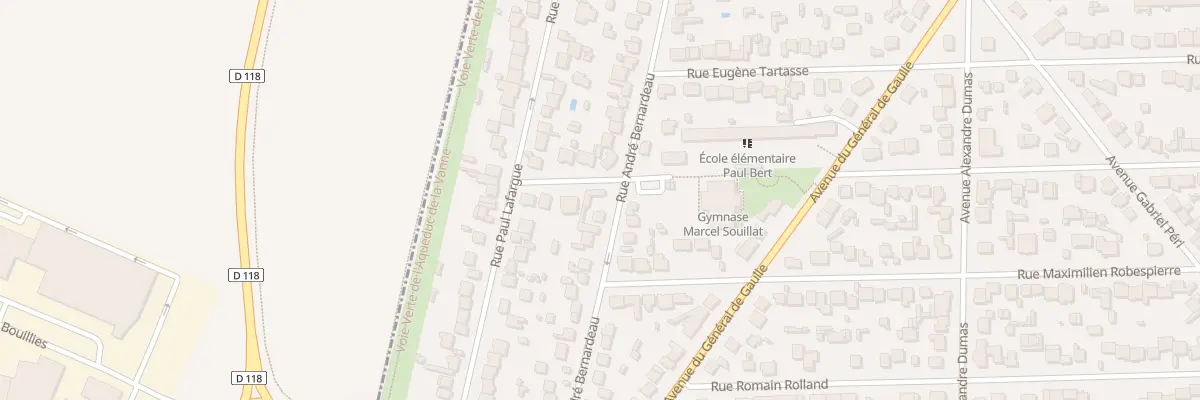 Plan du 39 Rue André Bernardeau à Paray-Vieille-Poste