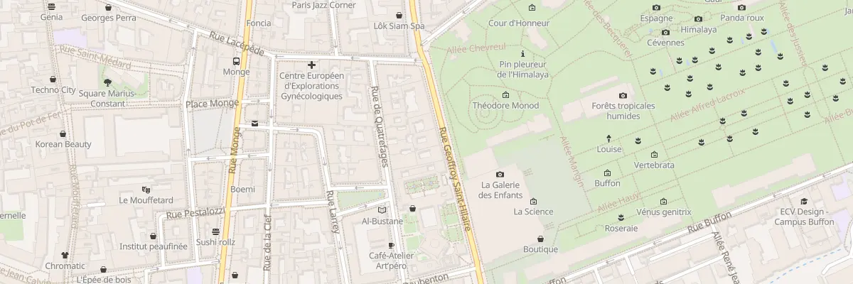 Plan du 51 Rue Geoffroy-Saint-Hilaire à Paris 5e Arrondissement