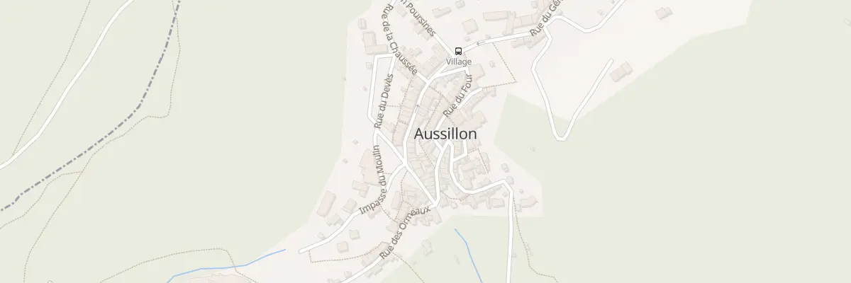 Plan du 40 Rue du Four à Aussillon