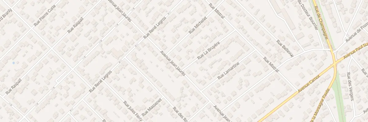 Plan du 1 Rue la Bruyere à Savigny-sur-Orge