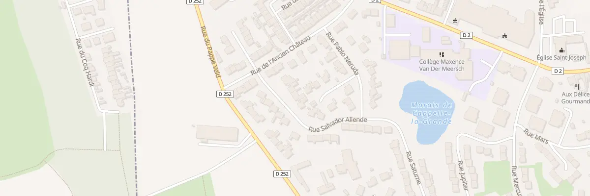Plan du 6 Rue Salvador Allende à Cappelle-la-Grande