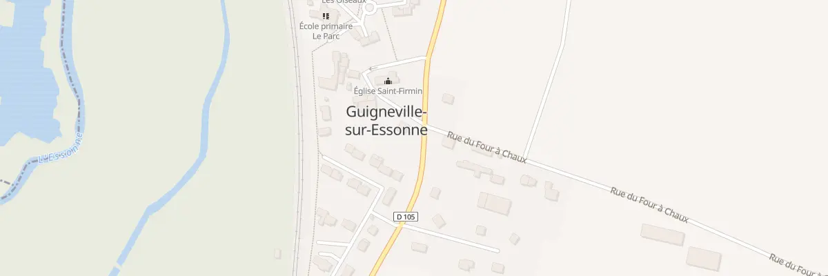 Plan du 1B Rue de l’Eglise à Guigneville-sur-Essonne