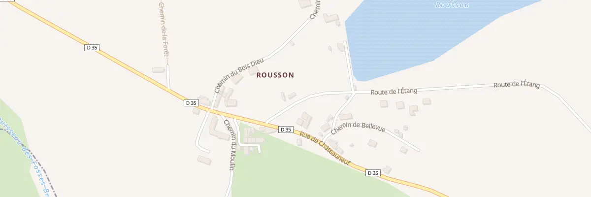 Plan du 1 Rte de l’Etang à Saint-Loup-des-Chaumes