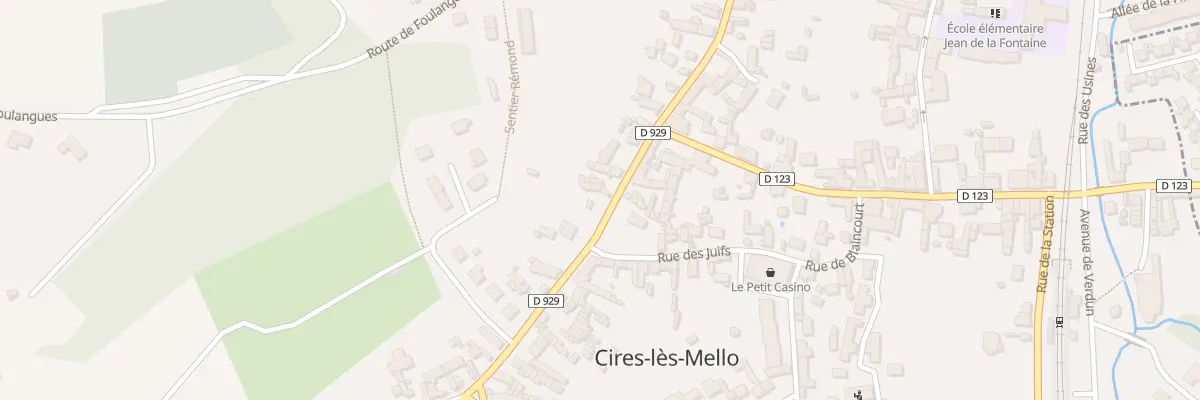 Plan du 30 Rue du Colombier à Cires-lès-Mello