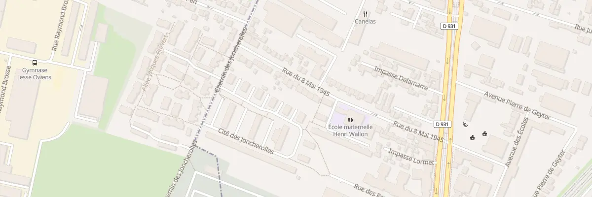 Plan du 47 Rue du Huit Mai 1945 à Saint-Denis