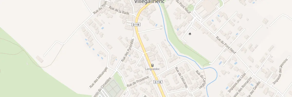 Plan du 19 Av du Languedoc à Villegailhenc