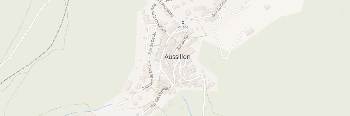 Plan du 25 Rue du Four à Aussillon