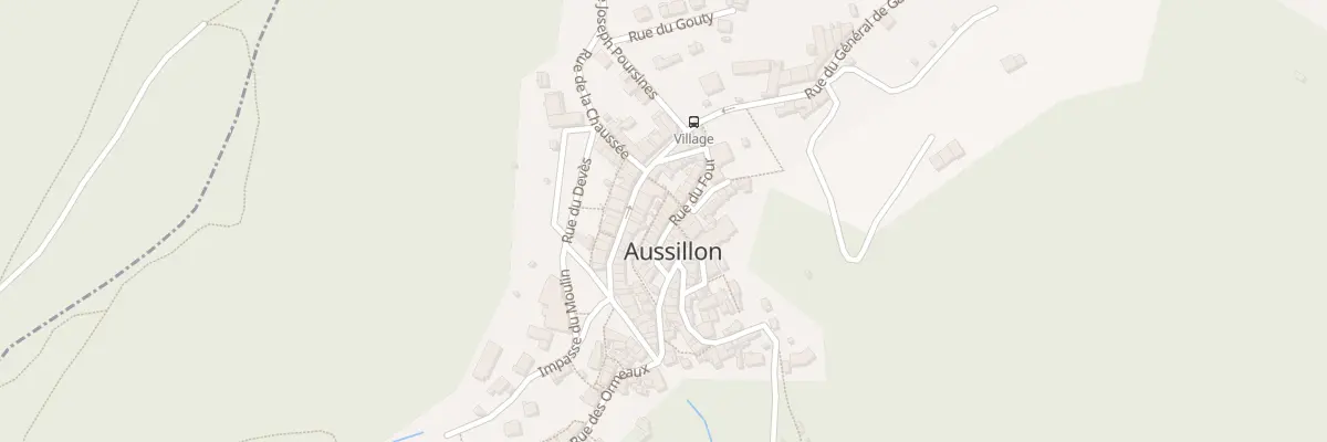 Plan du 24 Rue du Four à Aussillon
