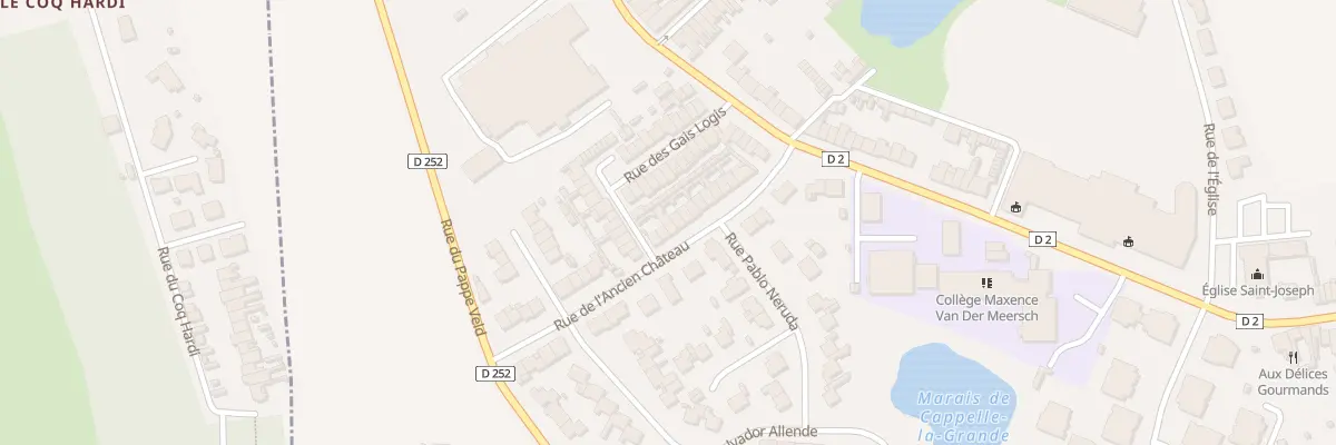 Plan du 19 Rue de l’Ancien Chateau à Cappelle-la-Grande