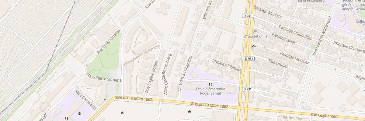 Plan du 17 Vla des Joncherolles à Saint-Denis