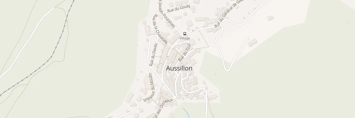Plan du 22 Rue du Four à Aussillon