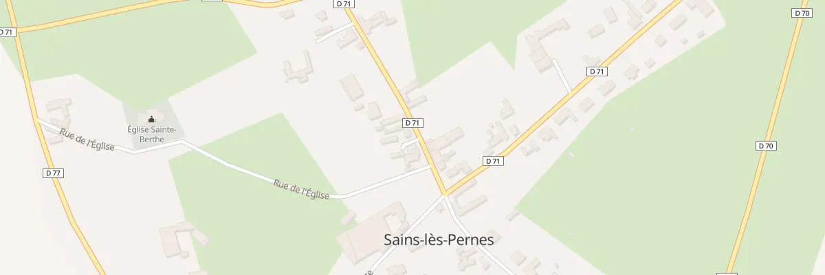 Plan du 7 Rue d’Heuchin à Sains-lès-Pernes