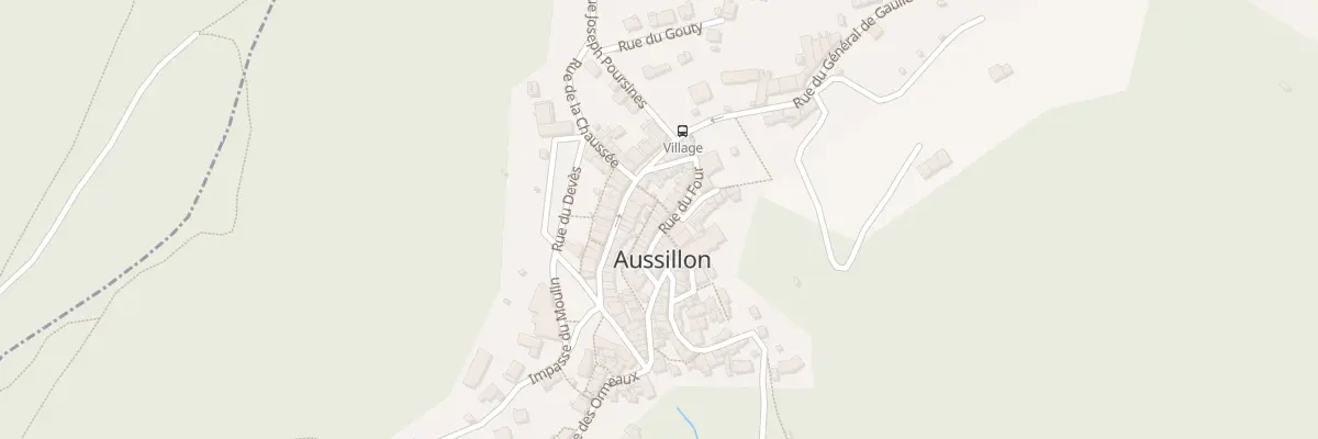 Plan du 20 Rue du Four à Aussillon