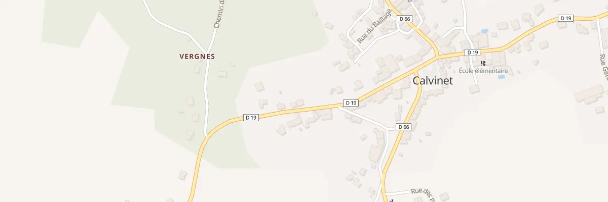 Plan du 5003 Le Bourg - Calvinet à Puycapel