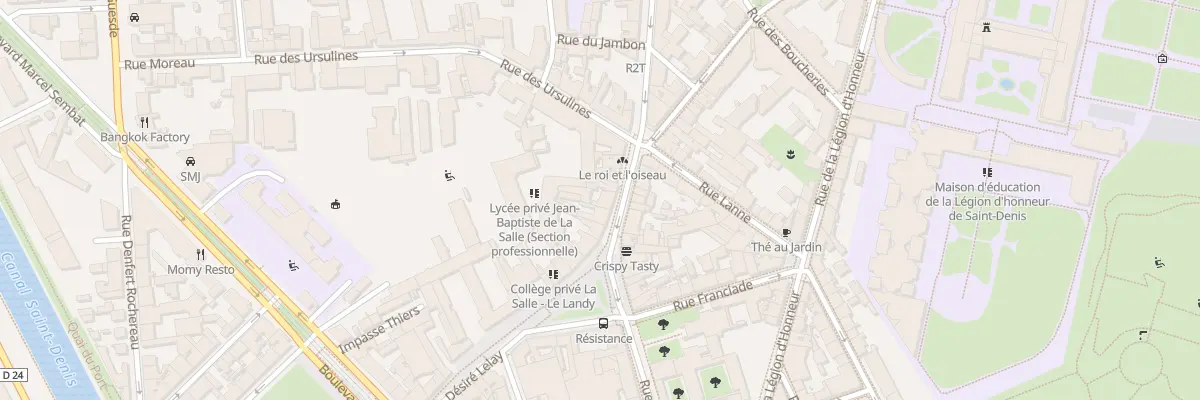 Plan du 33 Rue Gabriel Péri à Saint-Denis