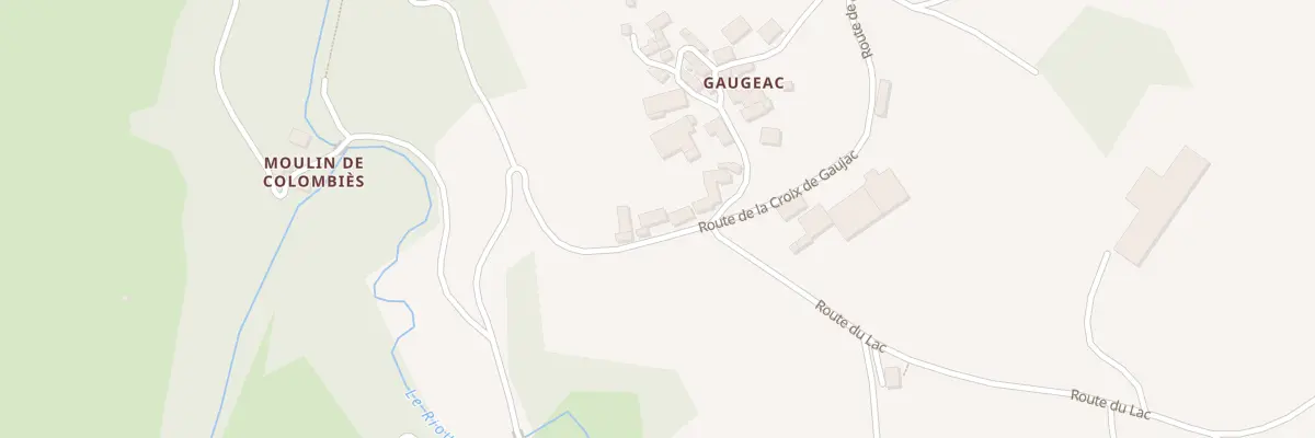 Plan du 2287 Rte de la Croix de Gaujac à Colombiès