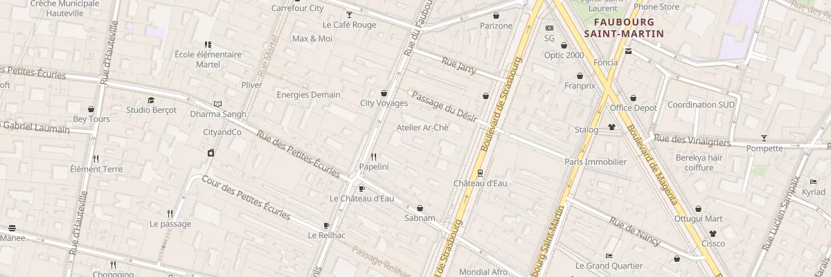 Plan du 78 Rue du Faubourg Saint-Denis à Paris 10e Arrondissement