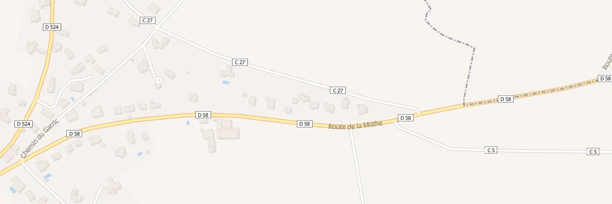 Plan du 35 Rte de la Mothe à Naucelle