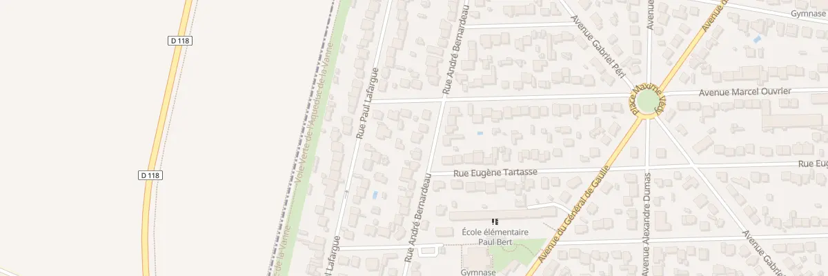Plan du 61 Rue André Bernardeau à Paray-Vieille-Poste