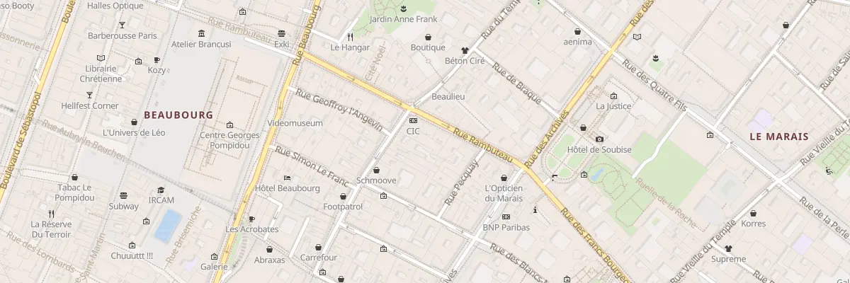 Plan du 56 Rue du Temple à Paris 4e Arrondissement
