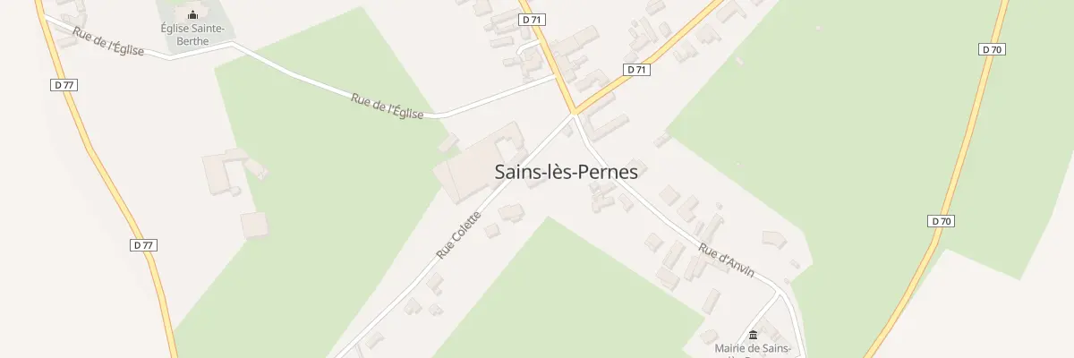 Plan du 1 Rue Colette à Sains-lès-Pernes