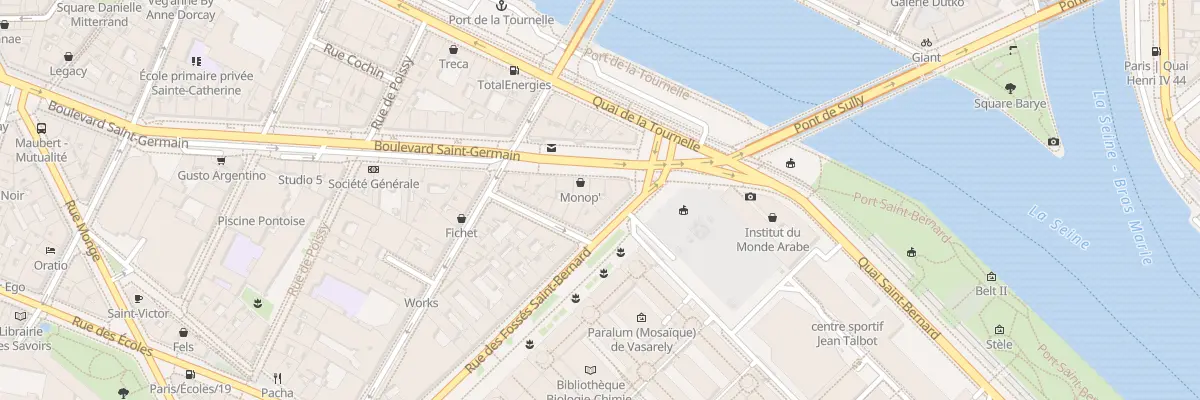 Plan du 3 Bd Saint-Germain à Paris 5e Arrondissement