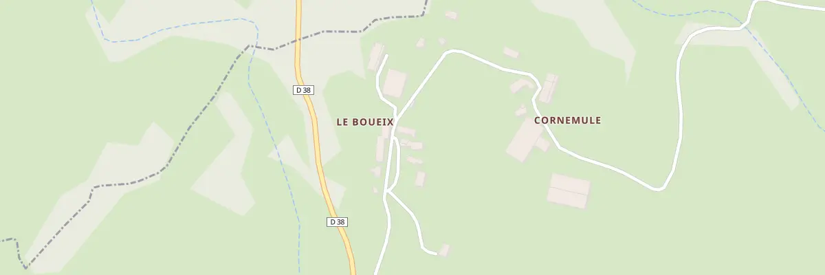 Plan du 8 Le Boueix à Lupersat