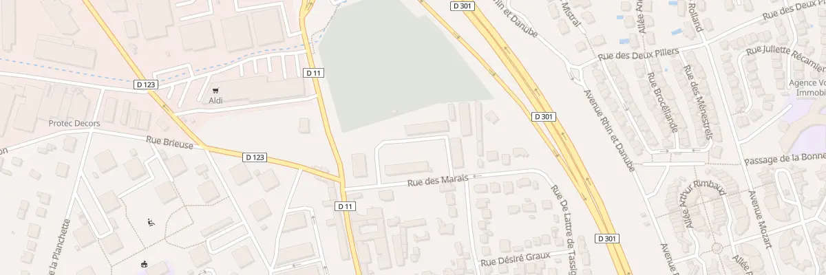 Plan du 9001 Rue des Marais à Saint-Brice-sous-Forêt