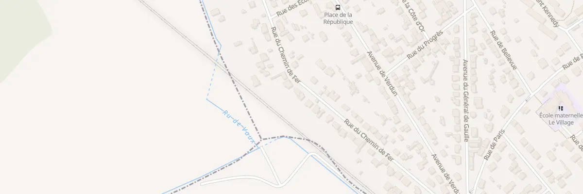 Plan du 33 Rue du Chemin de Fer à Ézanville