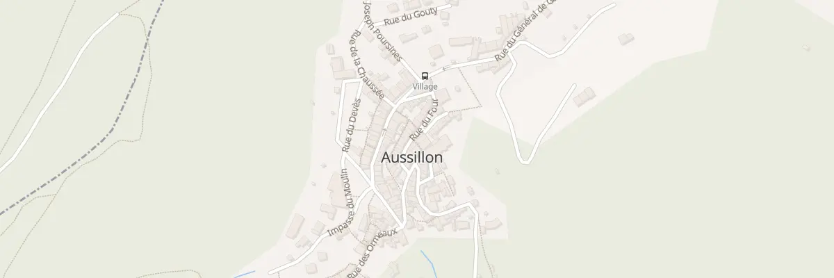 Plan du 21 Rue du Four à Aussillon