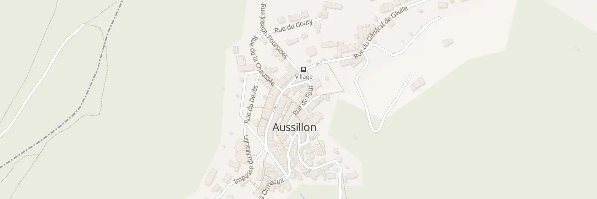Plan du 16 Rue du Four à Aussillon