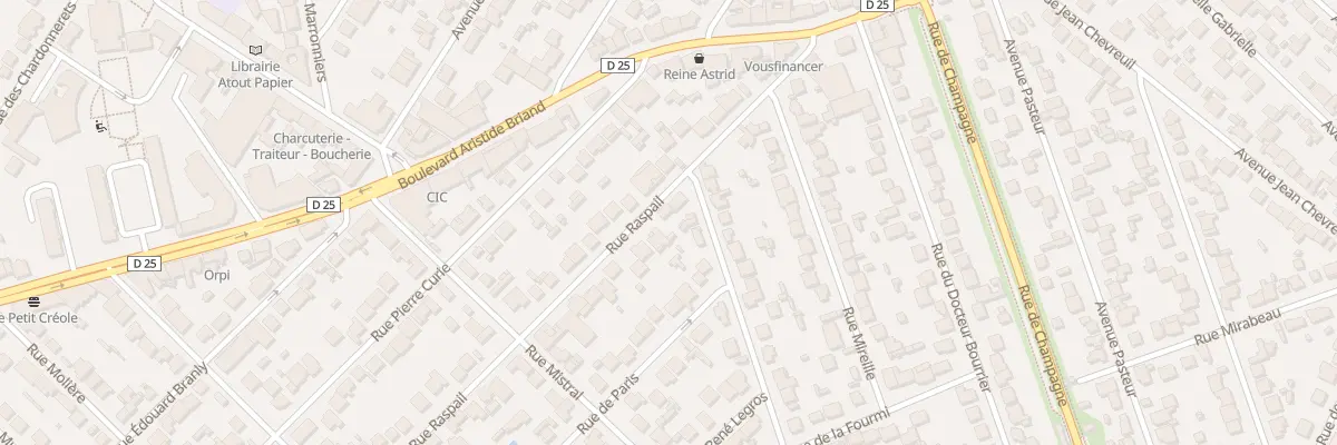 Plan du 92 Rue Raspail à Savigny-sur-Orge
